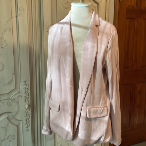 Catherine MaLandrino, pink knit blazer, XS - Picture 2 of 6